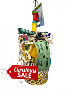 Parrot-Supplies Cinema Time Popcorn Foraging Parrot Toy